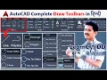 AutoCAD Draw Toolbars Explained with Examples AutoCAD Basic Tutorial