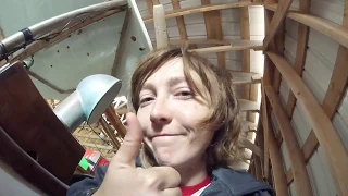 Wise Words while Painting the Bottom of a Boat