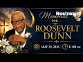 Memorial Service for Bro Roosevelt Dunn - 2026