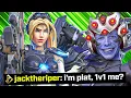 This Insane PLAT Widow CHALLENGED Me to a 1v1 in Overwatch 2