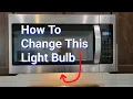 Whirlpool Microwave - How To Replace Light Bulb Under The Microwave