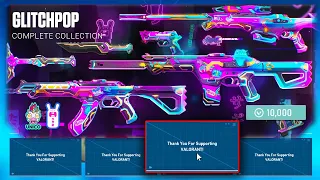 Buying EVERY Glitchpop Skin in Valorant