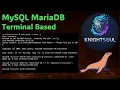 MySQL MariaDB on Linux Essential SQL Commands for Beginners Part 1 Create Tables