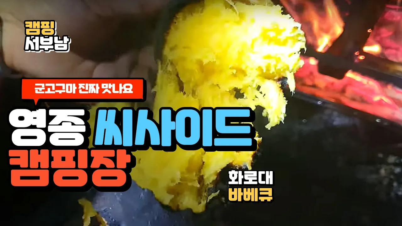 영종도 캠핑 영종씨사이드 데크 캠핑장 레일바이크 할인받는법 영종도캠핑장 캠핑요리 해산물바베큐 오징어구이 새우구이 화로대 불멍하기 サムネイル