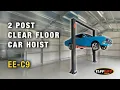 Clear Floor High Performance Tufflift s EE-C9 2 Post Car Hoist Tufflift Hoists