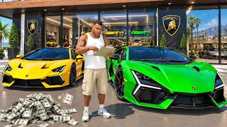 Franklin & Shinchan Opened a New Lamborghini Showroom in GTA 5 | Dhanu Dino