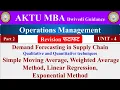 13 operations management operations management lecture demand forecasting in supply chain mba