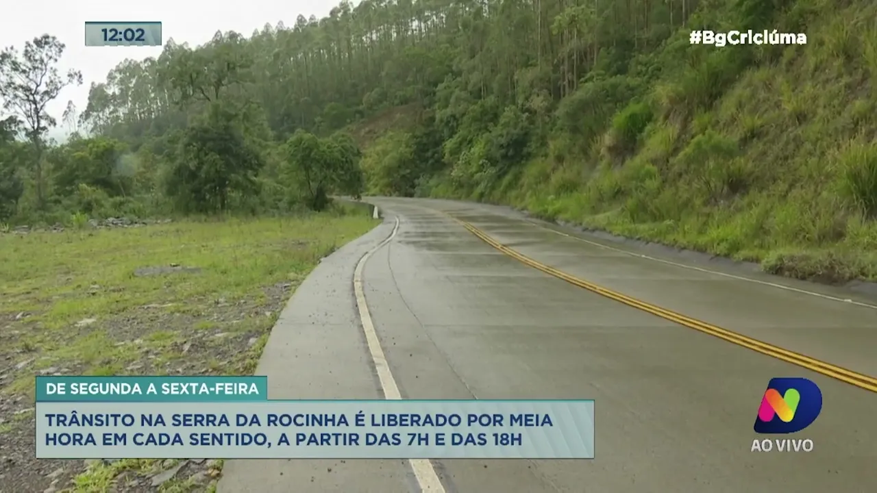Serra da Rocinha é interditada na BR-285 em Timbé do Sul