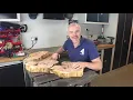English Yew and Epoxy side table build
