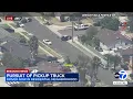 Dramatic takedown of police chase suspect