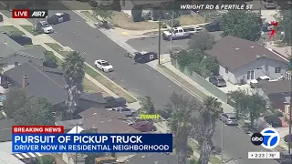 Dramatic takedown of police chase suspect