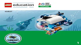 LEGO instructions - Education - 45827 - FIRST LEGO League Explore Submerged (Book 1)