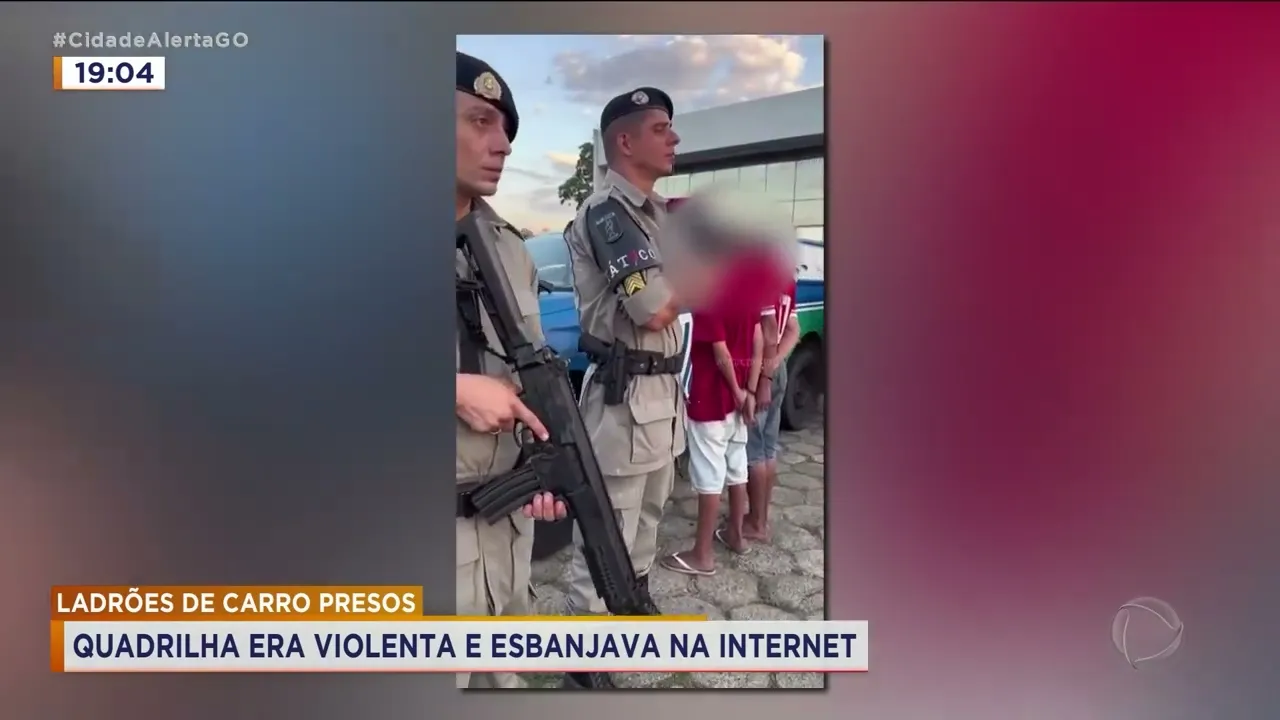 LADRÕES DE CARROS PRESOS: QUADRILHA ERA VIOLENTA E ESBANJAVA NA INTERNET
