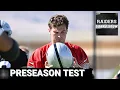RAIDERS SQUAD SHOW Las Vegas RAIDERS vs CARDINALS preseason DEPTH CHART