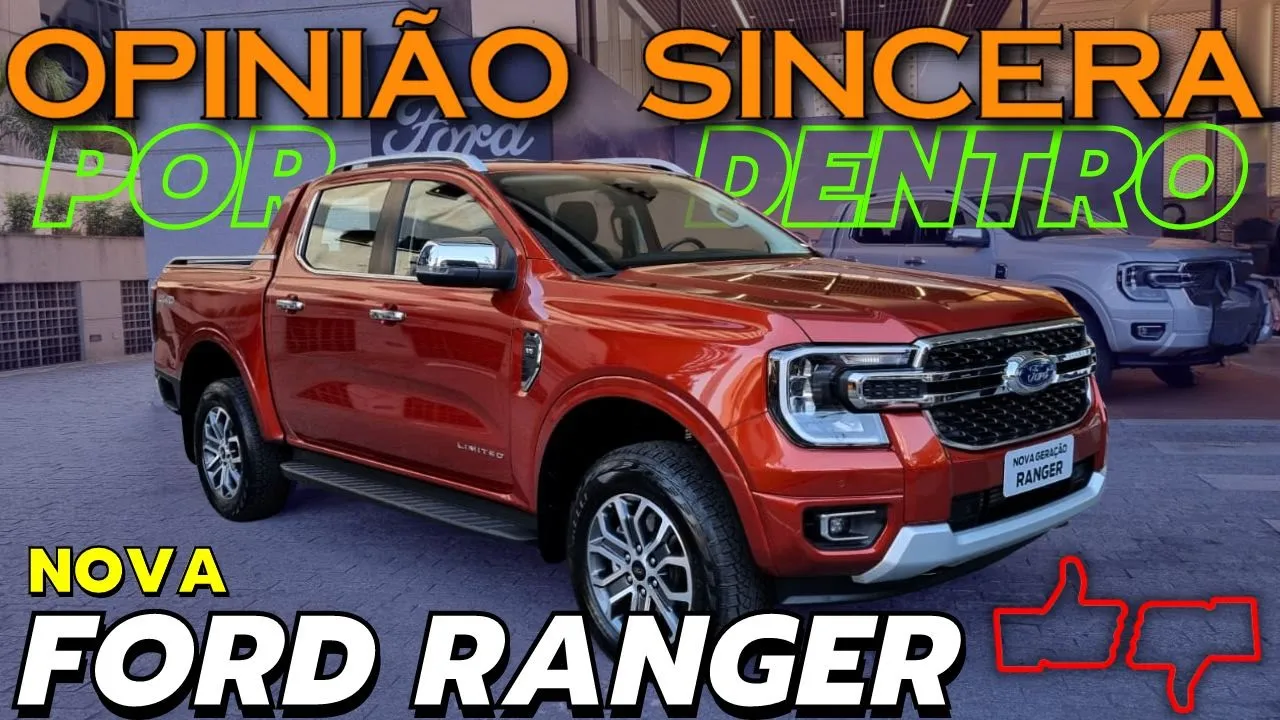 Nova Ford Ranger POR DENTRO: tudo novo na picape com motor V6 diesel! Melhor que Hilux, S10, Amarok?