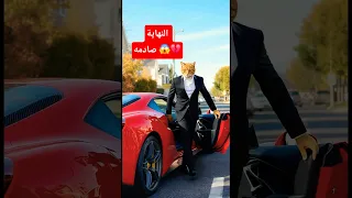 القط مياو رجع وكسر عضم الى ضرب ابنه النهاية صادمة Ai Cat Shorts مياو 