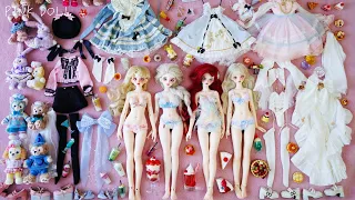 PRINCESS Aurora Elsa Ariel Cinderella BJD Unboxing dressup 着せ替え人形 ドール 球体関節人形 プリンセス