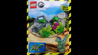 LEGO Instructions | Jurassic World | 122406 | Raptor and Hideout | Magazine Gift