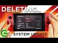 CANCELLING and DELETING the Nintendo Switch System Update