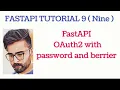 IMPORTANT FastAPI - OAuth2 with password and hashing Bearer with JWT tokens
