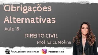 AULA 15 - OBRIGAÇÕES ALTERNATIVAS
