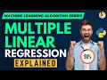 Multiple Linear Regression Explained Statsmodel Data Science Machine Learning Algorithms