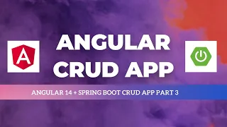 - Angular 14 Spring Boot CRUD App PART 3 Full Tutorial For Beginners 2023