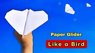 new flying glider bird, how to make new flying bird, best paper flying plane
