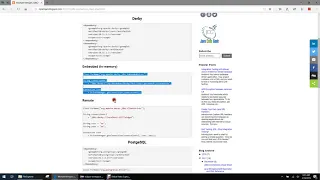 Chapter 24 Embedded Derby with Eclipse Demo