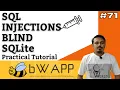 bwapp sql injection tutorial SQLite blind sql injection bwapp tutorial Cyber World Hindi