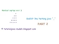 Membuat Segitiga Dengan Pemrograman Mudah Java Versi 3 Part 2