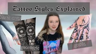 Tattoo Styles Explained Part 4 Ornamental Cont Geometric Black-out Cyber Sigil and more