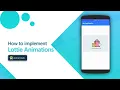 How to implement Lottie Animations in android Android studio tutorial