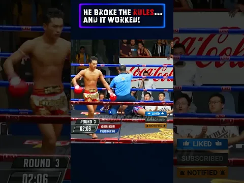 He had no choice… and he knocked him out!
