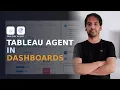 Tableau Agent in Dashboards Beta Demo