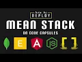 How to Deploy a MEAN Stack Application to Production on Code Capsules