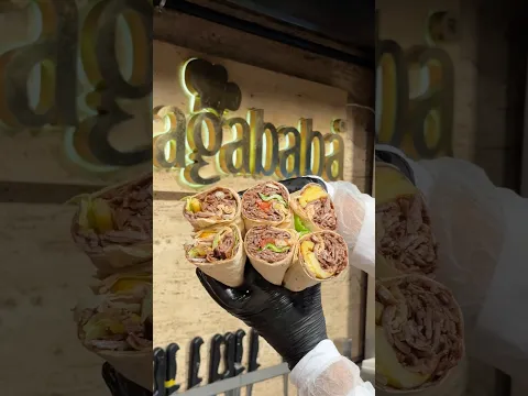 Et Döner Sevenlerin Vazgeçemediği Dürüm! 🌯#ağababadöner #food #dürüm #etdöner #dönerci #yemek