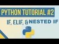 Python tutorial for beginners Control Statement If Else Nested If