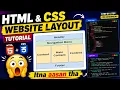 Website Layout Design Tutorial Using HTML CSS Step by Step