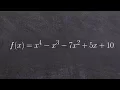 Learn How to Find All Zeros of a Polynomial Using Rational Zero Test and Synthetic