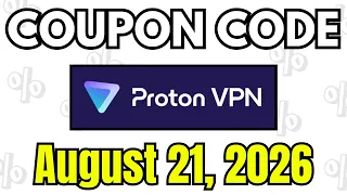 Proton VPN Coupon Code Promo Code August 2026 Proton VPN Discount Code 2026