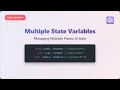 React useState Mastering Multiple State Variables for Beginners