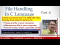 How to use Command Line Arguments in C File Handling-Part-6 C Tutorial like command