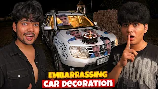 I Surprised My Brother with Awkward Car Decoration 😱