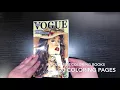 Flip through Vogue 1950s pocket size adult coloring book - by zen master