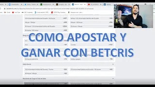 COMO APOSTAR CON BETCRIS APRENDE DESDE LO BASICO Y TEN ALGUNOS TIPS INTERESANTES PARA GANAR