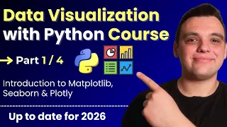 Data Visualization with Python Course 2026 - Part 1 Introduction to Matplotlib Seaborn Plotly