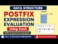 Postfix Expression Evaluation Data Structure with Numerical Examples Stack Tech Exam
