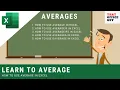 ITS AVERAGE How to Use Average in Excel AVERAGE AVERAGEA AVERAGEIF AVERAGEIFS DAVERAGE