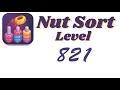 Nut Sort Level 821 Walkthrough Nuts Color Sort 821 solution